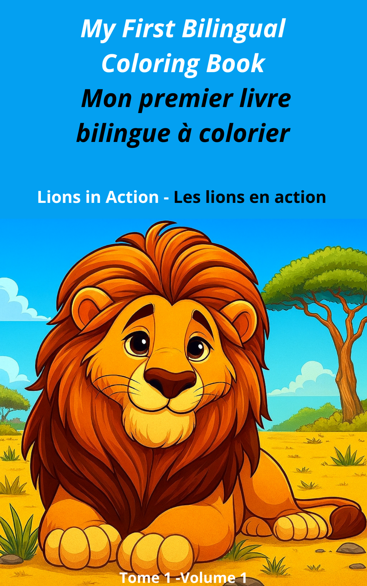 Couverture — Mon premier livre bilingue à colorier - My First Bilingual Coloring Book